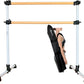 4 Ft Portable Wood Ballet Barre Ballet Bar Dance Barre Freestanding with Carry Bag