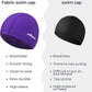 Firesara Fabric Swim Cap, High Elasticity Swimming Cap Keeps Hair Clean Breathable Fit Both Long Hair Short Hair, Swim Caps Woman Girls Men Kids One Size Hat