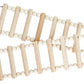 Rat Ladder Bridge Toy, Rat Climbing Toys, Natural Wooden Hamster Ladder Bridge Toy, Cage Accessories for Bird Parrots Parakeets Hamster Cockatiels Sugar Gliders - 18 Steps - 25.98 x 3.14 Inch