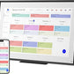 15.6 inch Wall Planner Digital Calendar Electronic Calendar Chore Chart,2025 Smart Touchscreen Full HD Interactive Display for Family Schedules,Wall/Desk Mountable for Seamless Scheduling/Organizing