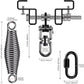 BeneLabel Punching Bag Hanger, Heavy Bag Mount, Boxing Bag Kit, Holder, Wall Mount, Accessories for Beam, 400KG Capacity