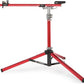 FEEDBACK SPORTS | Sprint Bike Repair Stand | Compact Bicycle Workstand W/Tripod Base | 360-Degree Rotation | Dropout Style Mount | Red