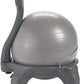 Gaiam Classic Balance Ball Chair – Ergonomic Stability Chair for Desk & Office | Yoga Ball Seat with Base, Air Pump, & Exercise Guide | Improves Posture & Core Strength (300 lb Capacity)
