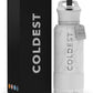Coldest Insulated Water Bottle with Straw Lid - Stainless Steel Metal Insulated Bottle for Men & Women (Marble White, 32 oz)