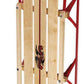 Flexible Flyer Metal Runner Sled. Steel & Wood Steering Snow Slider