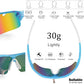 BangLong Polarized Sports Sunglasses Cycling Sun Glasses for Men Women with 5 Interchangeable Lenes for Running Baseball Golf