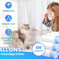 120 Pack Jumbo Cat Litter Bags-3MIL Extra Thick Leakproof Litter Box Liners, 37"x18" Heavy Duty Drawstring Cat Litter Liners for Automatic Litter Box, Odor Control Disposable Kitty Litter Bags 12 Roll