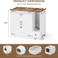 YUSING Litter Robot Enclosure, Cat Litter Box Furniture Hidden, Cat Litter Box Enclosure Cabinet Large with Double Doors and Pull-Out Drawer for Litter Robot