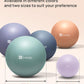 KEEP Pilates Small Exercise Ball Anti-Burst - Thickened Yoga Ball With Pump for Physical Therapy, Fitness, Workout, and Core Strength