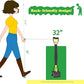 32" Heavy Duty Dog Pooper Scooper for Large Dogs, Extra Long Handle Foldable Poop Pick Up Tool with Durable Spring, Great for Yard, Lawns, Grass, Dirt, Gravel