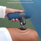 RENPHO Mini Thermal Massage Gun with Heat, Portable Deep Tissue Percussion Massager, Color Silicone Sleeves Travel Size with Carry Case, Aegean Blue