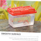 Plastic Turtle Fish Tank Plastic Handheld Fish Tank Portable Aquarium Clear Reptile Breed Container Cricket Keeper Lizard Tank Animals Turtle Tank Beard Leopard Print