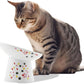 Necoichi Extra Wide Raised Cat Food Bowl, Elevated Cat Bowls to Prevent Neck & Whisker Fatigue, Dishwasher and Microwave Safe, No.1 Seller in Japan! (Sakura Limited Edition, Extra Wide Tilted)