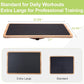 StrongTek Professional Wooden Balance Board, Rocker Board, Wood Standing Desk Accessory, Balancing Board for Under Desk, Anti Slip Roller, Core Strength, Stability, Office Wobble Boards
