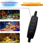 Aquarium Focus Light for Open Fish Tank Indoor LED Light Big Clip Lamp Adjustable Focus (White-Yellow with Timer)