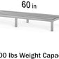 20 in X 60 in. Aquarium Stand | Industrial Style Aluminum Fish Tank Base with Open Frame Design