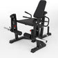 3 in 1 Leg Extension & Curl Machine, Separation Single Leg Extension, Stand Leg Curl, Leg Workout, Adjustable Bench, Plate Storage Rod, Compatible with 1'' & 2'' Weight Plates