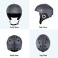 VANRORA Ski Helmet, Snowboard Helmet for Men & Women, Climate Control Venting, Dial Fit, Goggles Compatible, Removable Fleece Liner and Ear Pads, Safety-Certified