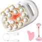 Zevessa Massager - Relief Wave Pro 3, Reliefwave Massager - 16-Head Massage Gun Set, 30 Intensity Levels with 16 Massage Heads, Quiet Percussion Massagers for Legs, Waist, Buttocks Muscles (White)