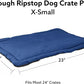 K9 Ballistics Tough Ripstop Dog Crate Pad - Durable & Machine Washable with Non-Skid Bottom and 120-Day Warranty, Fits 24" Wire Crates - X-Small, Blue Quartz