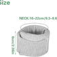 Cat Neck Brace, Adjustable Breathable Elizabethan Collar for Pet After Surgery Recovery Cat Neck Cervical Cone for Small Dogs Puppies Kittens with Neck Circumference 6.3-8.6 Inch (X-Small,Grey)