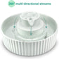 Ceramic Cat Water Fountain, 2.1L/71oz Cupcake Pet Water Fountain for Dog and Cat Indoor, 2 Ultra Quiet Pumps & 3 Filters