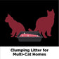 ARM & HAMMER Clump & Seal Platinum Clumping Cat Litter Odor Control, Multi-Cat, 14-Day Odor Control, Online Exclusive Formula, 18 Lbs