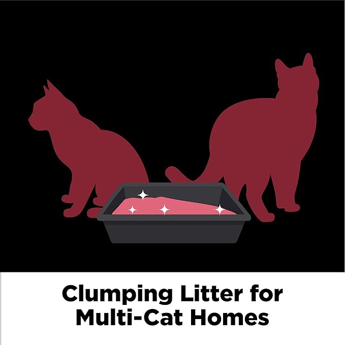 ARM & HAMMER Clump & Seal Platinum Clumping Cat Litter Odor Control, Multi-Cat, 14-Day Odor Control, Online Exclusive Formula, 18 Lbs