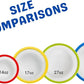 Collapsible Silicone Food Storage Containers, BPA Free, Microwave, Freezer and Dishwasher Safe, Lunch, Meal Prep, Travel, Space-Saving