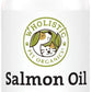 Wholistic Pet Organics Salmon Oil: Deep Sea Wild Alaskan Salmon Oil for Dogs - Omega 3 Dog Fish Oil with EPA and DHA for Skin, Coat, Heart and Nervous System Health - 4 Oz