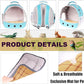 Small Animal Travel Carrier Backpack to Carry and Transport Guinea Pig Birds Bearded Dragon, Clear Front Window, Portable Bag to Transport Hamster Hedgehog