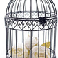 Anderson's Decorative Black Wire Birdcage Wedding Centerpiece, Table Décor, Hanging Decorations, Reusable