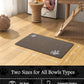 Pet Feeding Mat-Absorbent Dog Mat for Food and Water Bowl-No Stains Quick Dry Water Dispenser Mat-Dog Accessories Pet Supplies-Bowl for Messy Drinkers（Brown,17"x28"