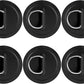 TOBWOLF 6 Pack Stainless Steel D-Ring Patch for Inflatable Boat Kayak Dinghy SUP, D-Ring PVC Patch Stand-Up Paddleboard Canoe Rafting Accessories, NO Glue Included