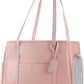 Fashion Dog Carrier Purse, Premium Leather Cat Carrier Bag, Airline Approved Soft Sided Pet Travel Tote Bag with Pockets Pink
