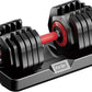 Adjustable Dumbbell Set 25/55/90LBS,10 in 1 Free Weights Dumbbell with Anti-Slip Texture Handle,1 Sec Speed Adjustment Men/Women Gym and Home Strength Training Equipment.