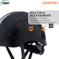Hard Hats Construction Safety Helmet ANSI Z89.1 Approved OSHA Hardhat, LOHASPRO Vented Men Worker Black Hard Hat with Chin Strap Tree Climbing Rescue Arborist Helmet (P2 Black)