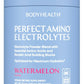 BodyHealth PerfectAmino Electrolytes Powder No Sugar, Hydration Fasting Keto Zero Sugar Electrolytes Drink Mix with Trace Minerals - NSF Certified for Sport - Watermelon - 66 Servings