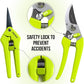 2-Pack Stainless Steel Gardening Scissors, Pruning Shears and Clippers for Gardening