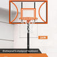 Aimking Basketball Hoop Outdoor 3.3-10FT 5s-Rapid-Adjustable, 40/44 inch Shatterproof Backboard & Enlarged Base, Portable Basketball Hoop & Goal for Kids/Adults/Families in Poolside/Backyard/Indoor