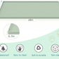 Cat Litter Mat, Silicone Large Cat Mat for Litter Box - 28x22 in, Waterproof & Non-Slip, Durable & Easy Clean, Green