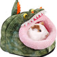 LEFTSTARER Guinea Pig Rat Bed and Hideout for Ferret Hedgehog Sleep and Hide, Hamster Small Pet Animals Supplies Toy Cage Accessories Nest