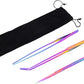 Mandala Crafts Rainbow Stainless Steel Aquascaping Tools Kit – Aquarium Plant Tools with Tweezers and Scissors for Fish Tanks, Hospital Tanks, Goldfish Bowls, Aquariums, and Terrariums