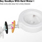 Sfozstra Automatic Gravity Dispenser for Cats: 4L White Stainless Steel Water Bowl Feeder - Great for Family Homes and Outdoor Activities