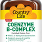 Country Life Coenzyme B-Complex, 120 Capsules – Supports Energy & Metabolism, Mood & Cognitive Function – Vegan, Gluten-Free, Bioavailable B Vitamins with Choline