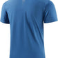 Mens Seamless Workout T-Shirts Lightweight Moisture Wicking Running Hiking Camping Tennis Pickleball Shirts for Men