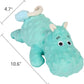 DODODOLA Cute Stuffed Hippo Dog Toys Squeaky Dog Toys with Crinkle Paper Dog Plush Toys for Large Breed Dog Chew Toys for Small, Medium, Large Dogs