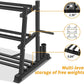 Dumbbell Rack, Bongkim Dumbbell Set with Rack Stand, Dumbbells Weights Rack for Home Gym, Weight Rack for Dumbbells, Kettlebells, and Weight Plates 1100LBS