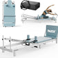 PAETA Pilates Reformer, Foldable Reformer Pilates Machine with Music Wire Springs, Pilates Equipment for Home Workouts with Jump Board, Up to 400 LBS