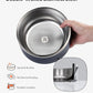 HomeRunPet Dog Bowls, Durable Dishwasher Safe Double Wall Metal Insulated Stainless Steel Food Water Bowls with Non-Slip Rubber Base, Ideal for Small Medium and Large Dogs (32oz, Navy)
